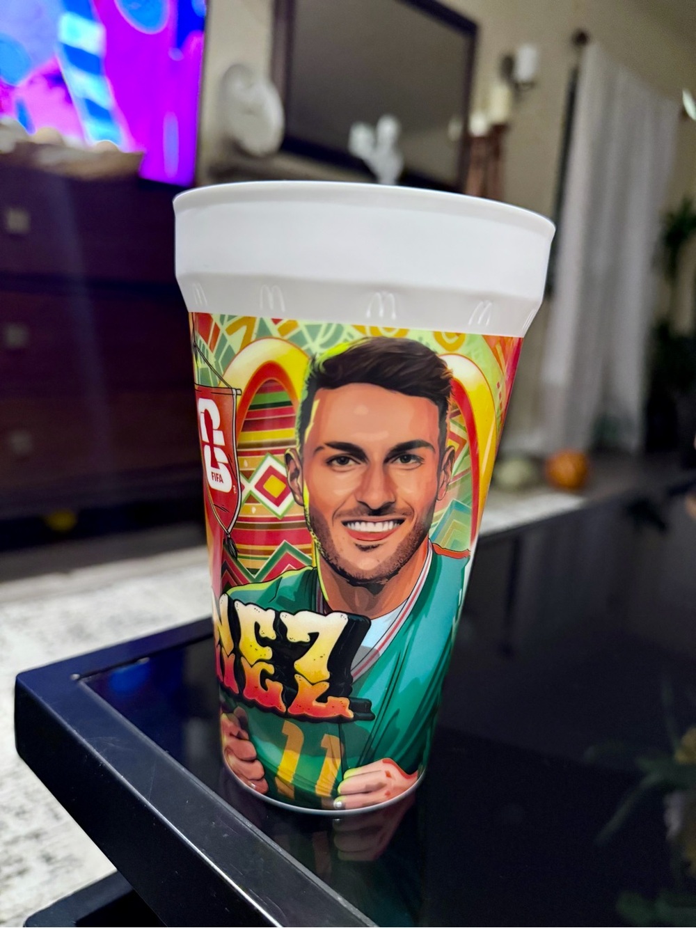 2026 McDonald's FIFA World Cup Soccer Santiago Gimenez
 Mexico Collectible Cup